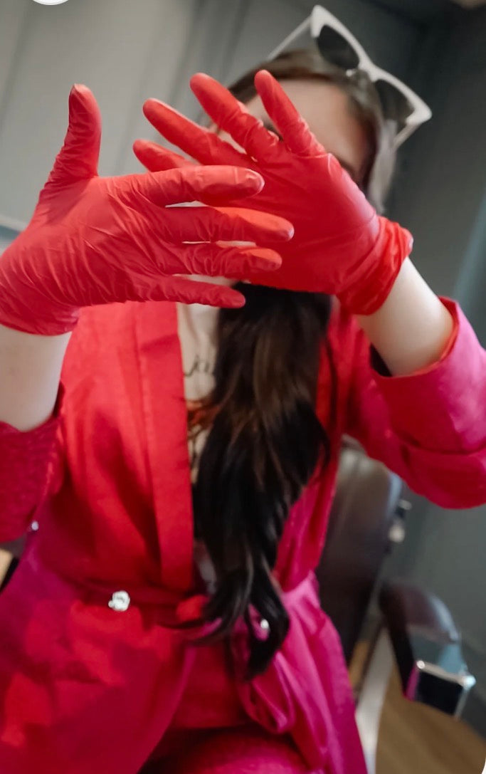 L3VEL3 Professional Nitrile Gloves "Red-ish"