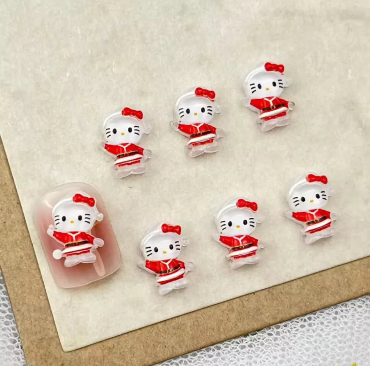 Hello Kitty Christmas Nail Charms (2pcs)