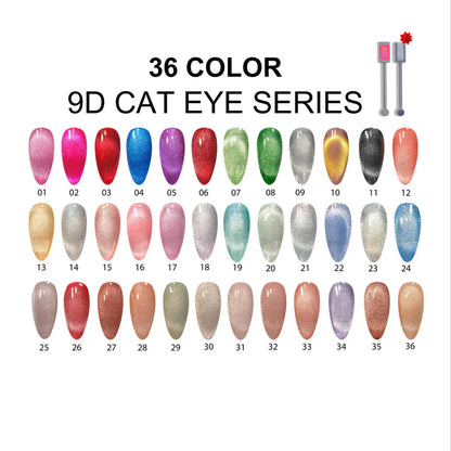 DND DC 9D Cat Eye Collection - 36 Colors