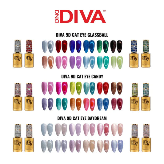 DND DIVA 9D Cateye Collection - 36 Colors