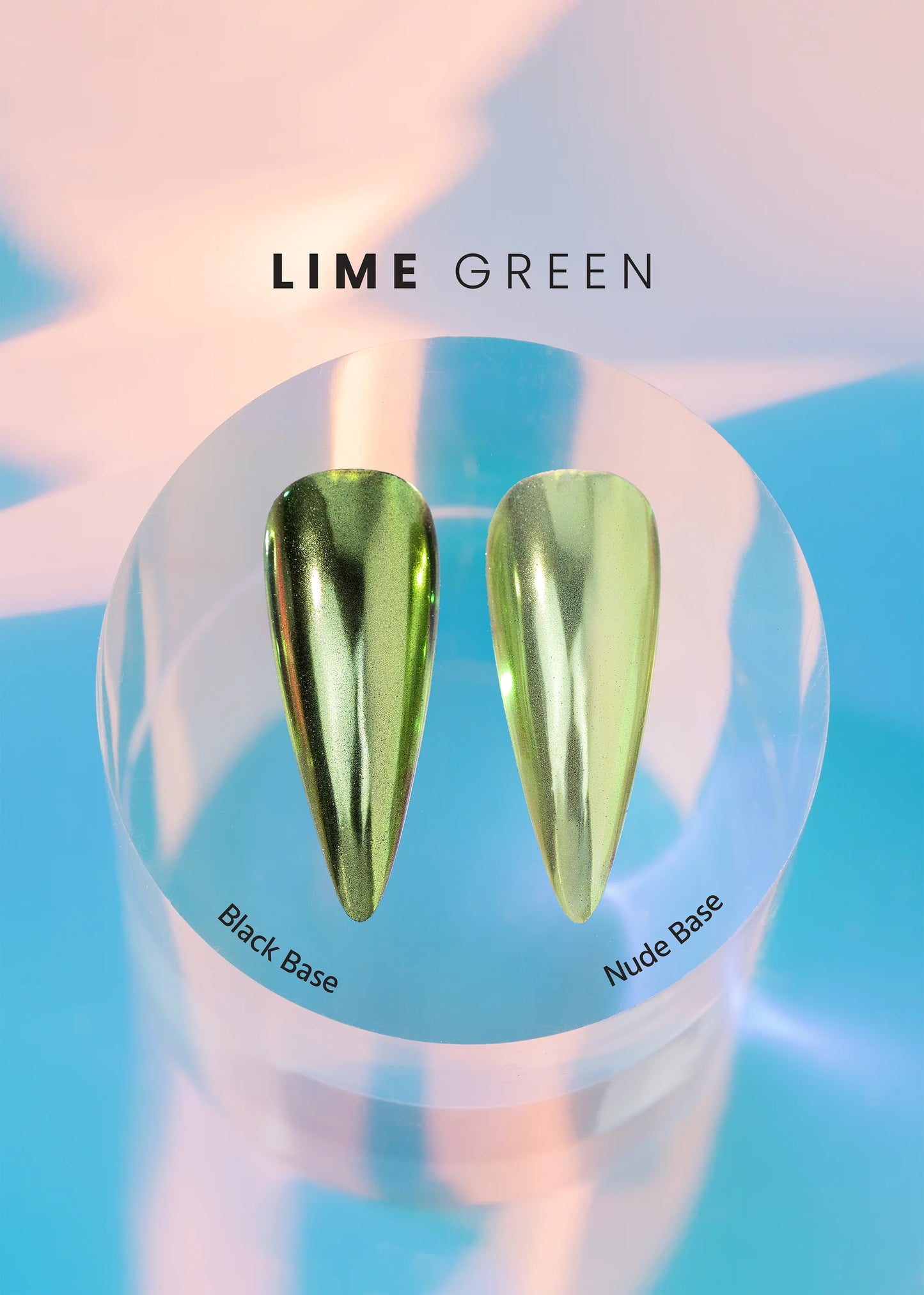 V BEAUTY PURE CHROME POWDER - LIME GREEN