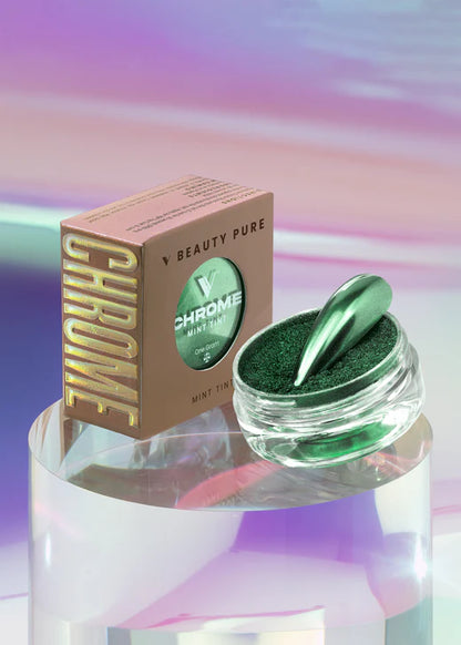 V BEAUTY PURE CHROME POWDER - MINT TINT