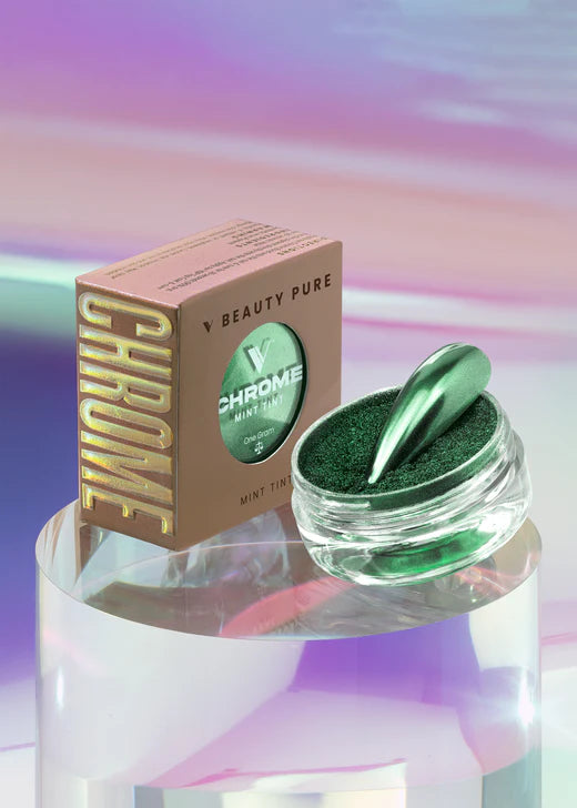 V BEAUTY PURE CHROME POWDER - MINT TINT