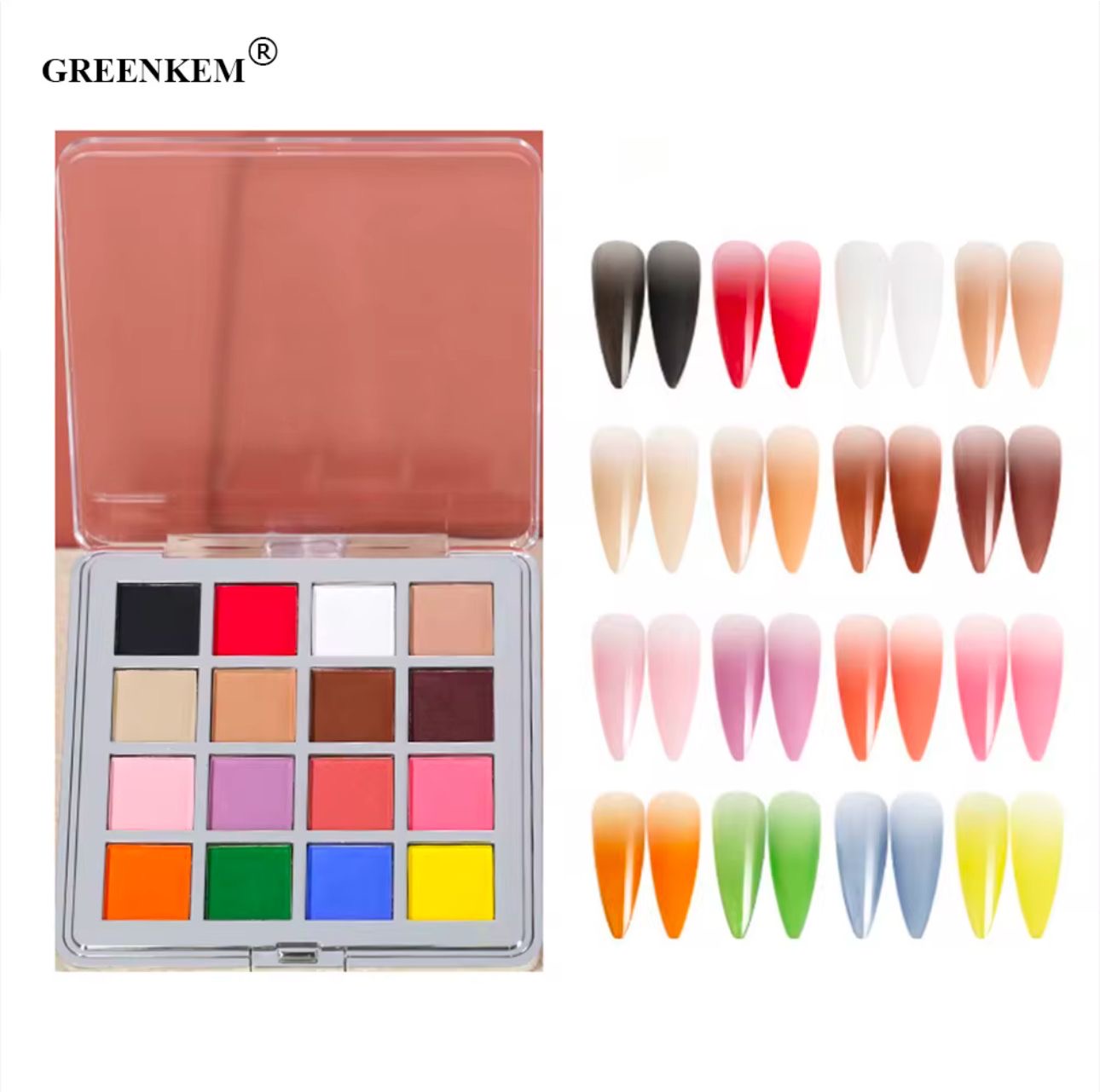 16 Color Ombre Powder Palette