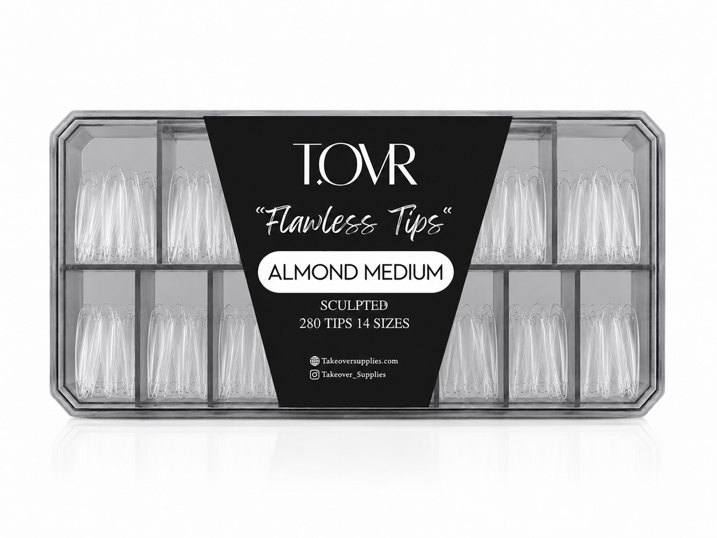 Take Over Soft Gel Extension Tips 280pcs Almond