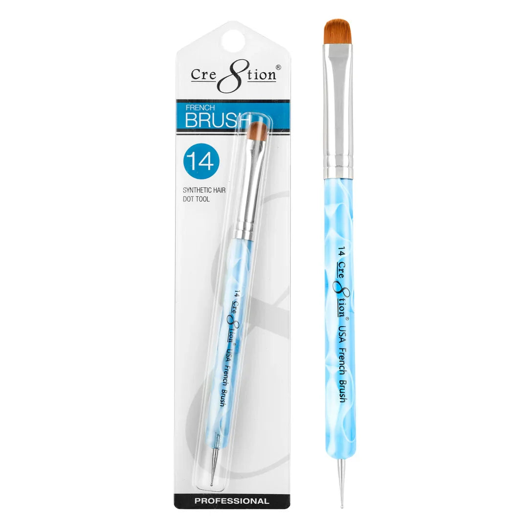 Cre8tion French Brush Synthetic With Dot Tool