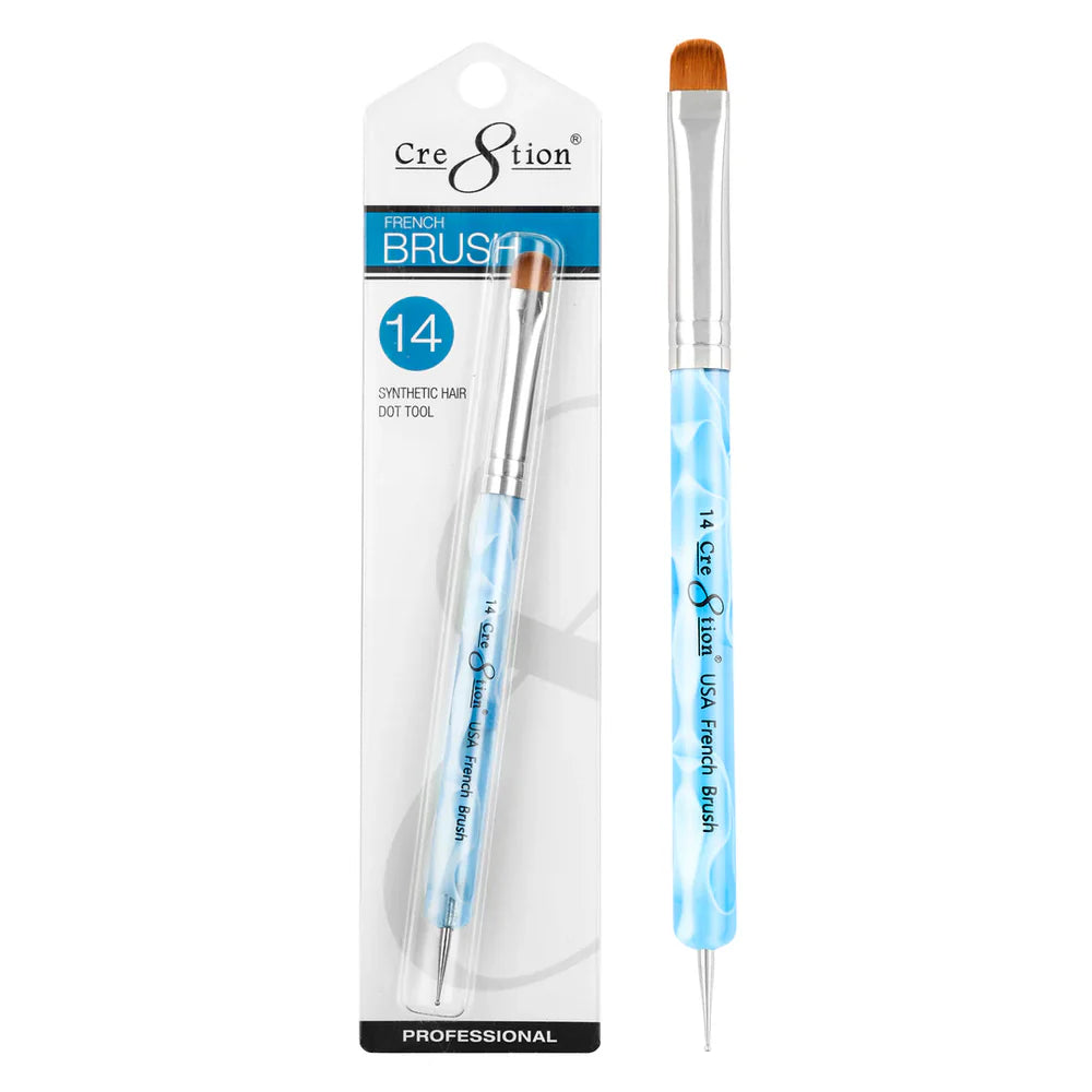 Cre8tion French Brush Synthetic With Dot Tool