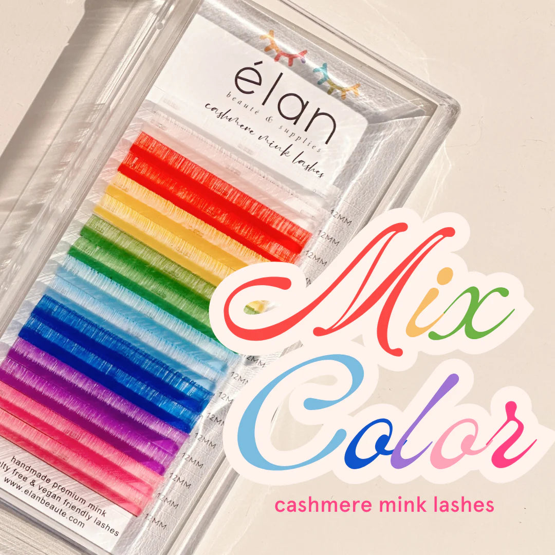 elan Mix Colors Cashmere Mink Lashes
