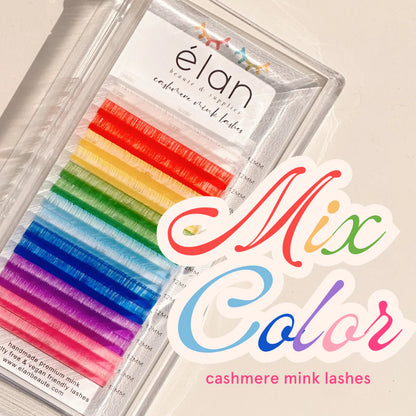 elan Mix Colors Cashmere Mink Lashes