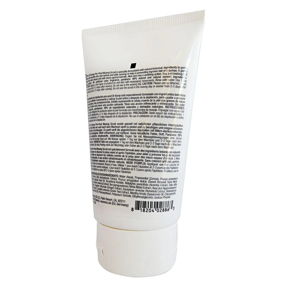 WAXNESS DR. BUMP BOTANICAL PRE POST WAXING SCRUB 4 FL OZ 118 ML