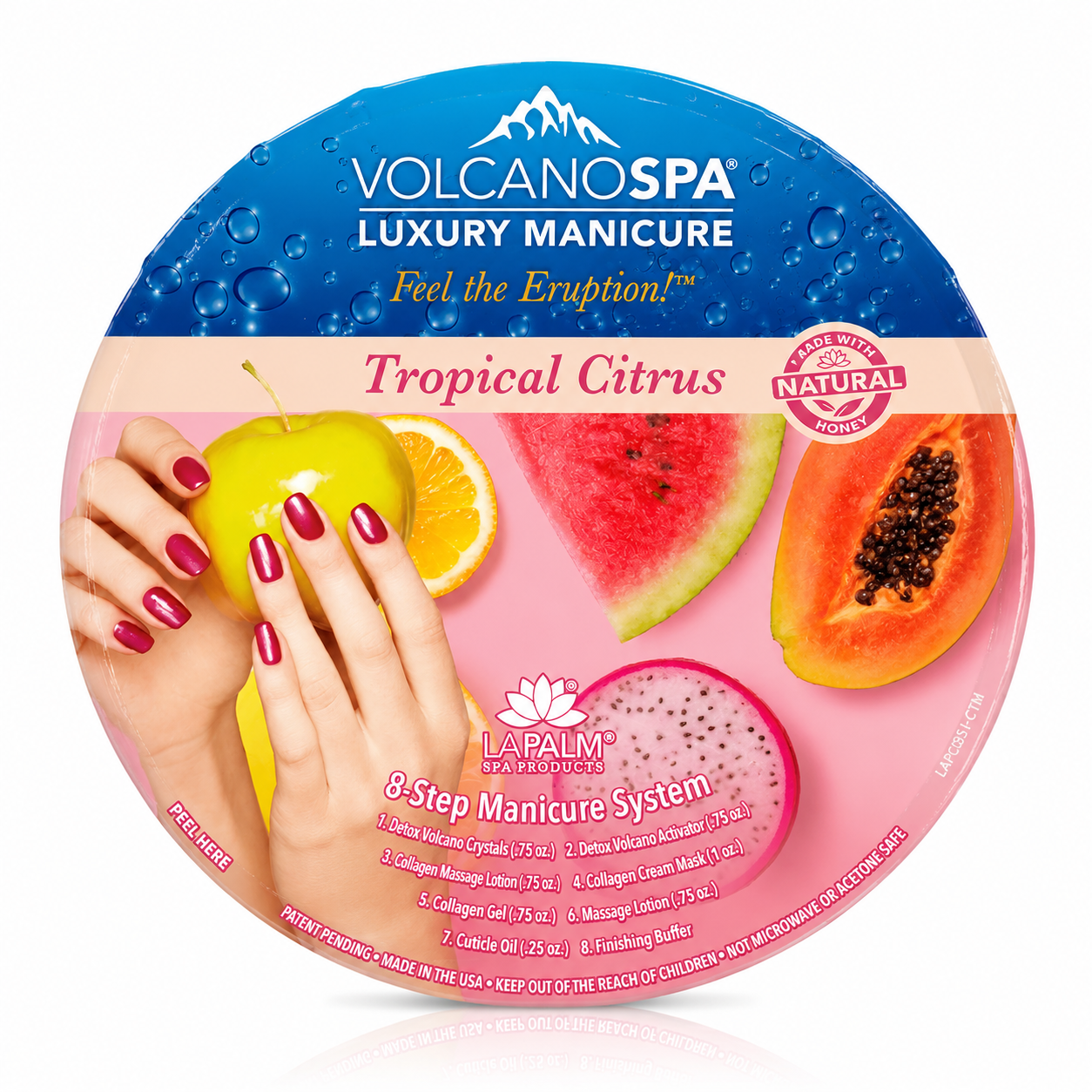 Volcano Spa Luxury Manicure 8 Step Kit
