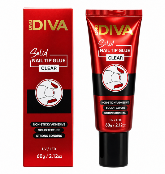 DND DIVA Solid Nail Tip Glue 60g