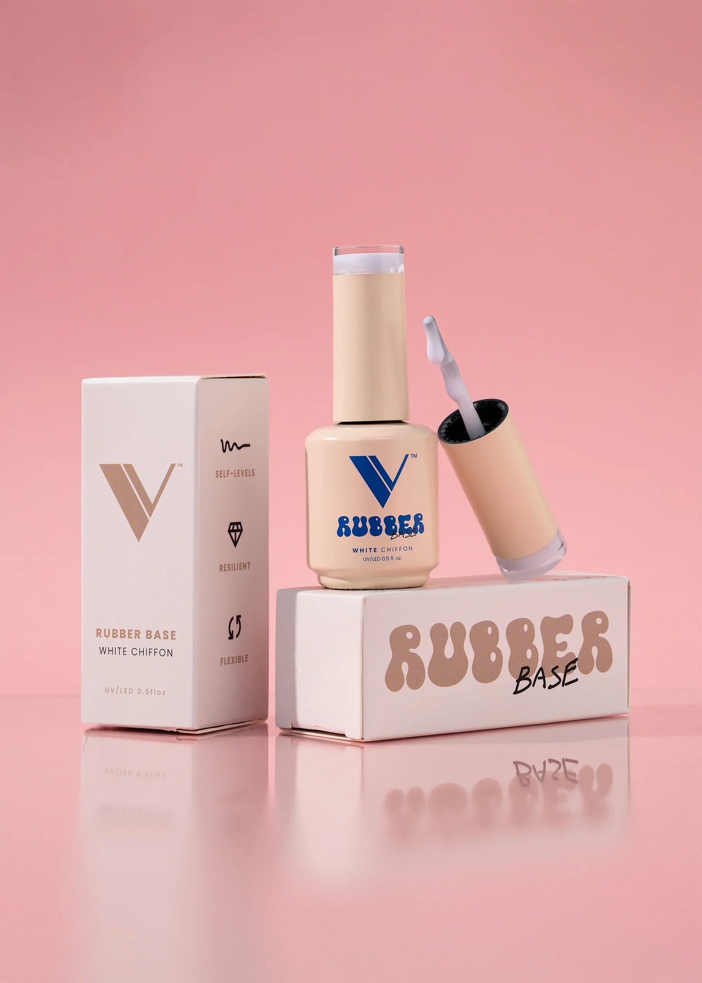 V Beauty Pure Rubber Base - White Chiffon
