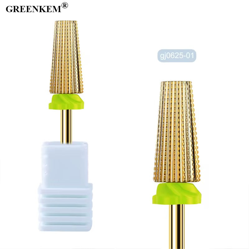 5 in 1 Gold Tungsten Steel Nail Drill Bit