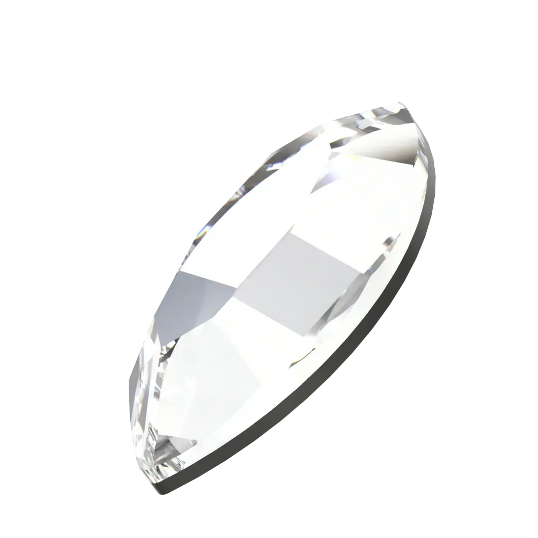 Swarovski Flat Back Crystals Non Hotfix Navette (2200) Crystal