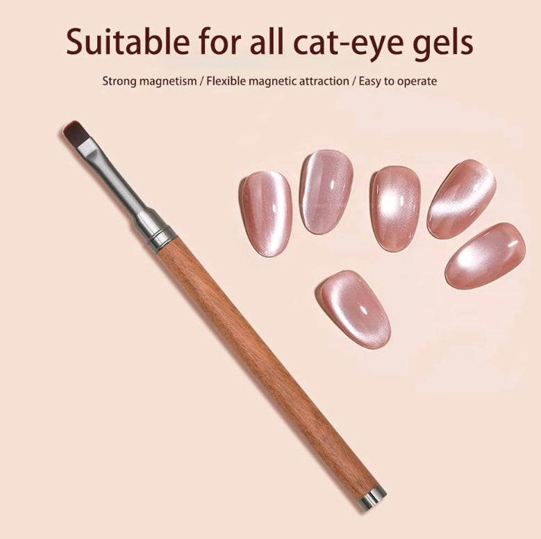 Nail Art Brush with Cateye Magnet