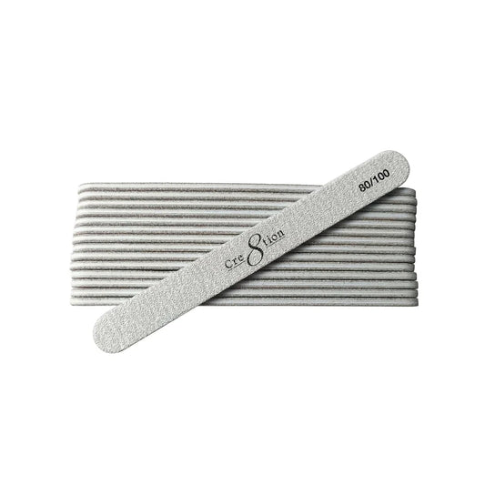 Cre8tion Premium Nail File Regular Zebra 50pc - USA Standard 100/180