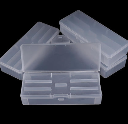 Clear Nail Art Box Doubled Layer