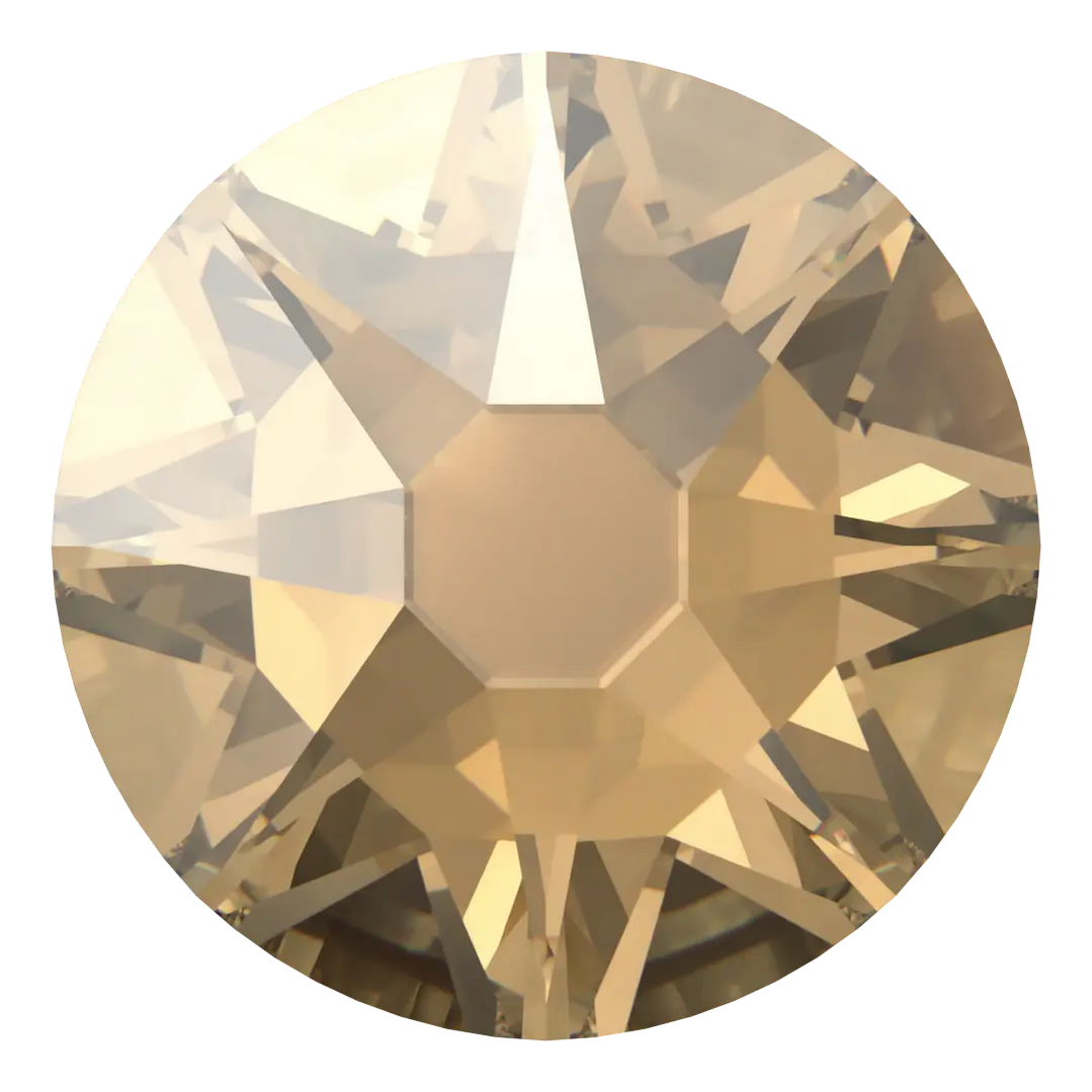 Swarovski Flat Back Crystals Non Hotfix (2000, 2058 & 2088) Crystal Golden Shadow