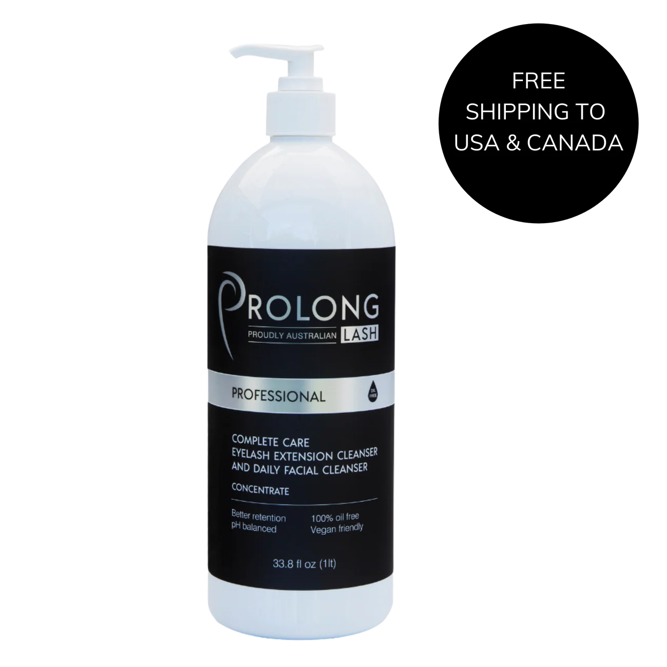 Prolong Eyelash Extension Cleanser Concentrate Professional 33.8 fl oz/1 Lt