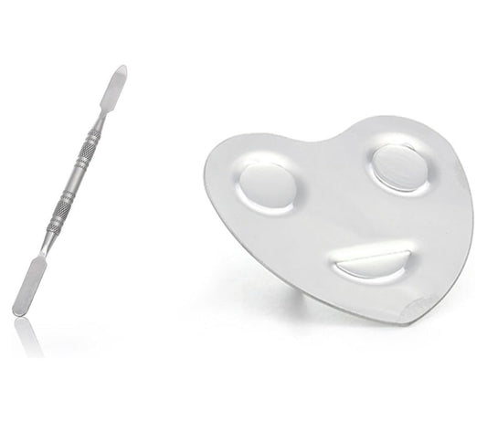 Metal Mixing Palette Makeup Spatula
