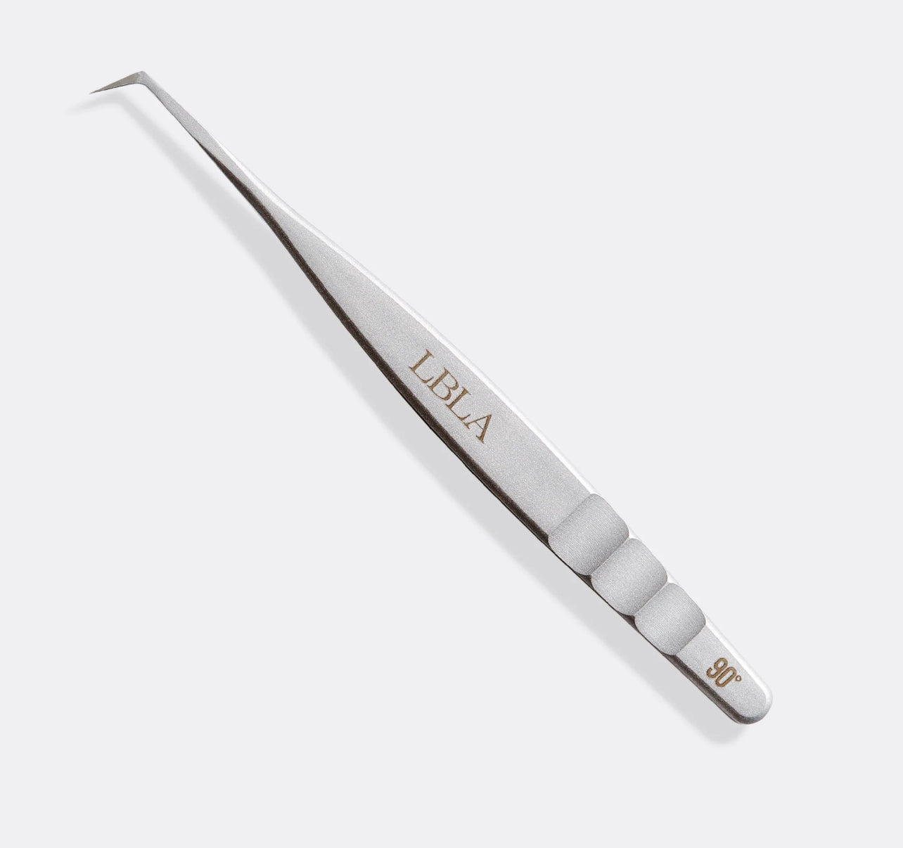 LBLA Satin 90 Degree Tweezer PLATINUM
