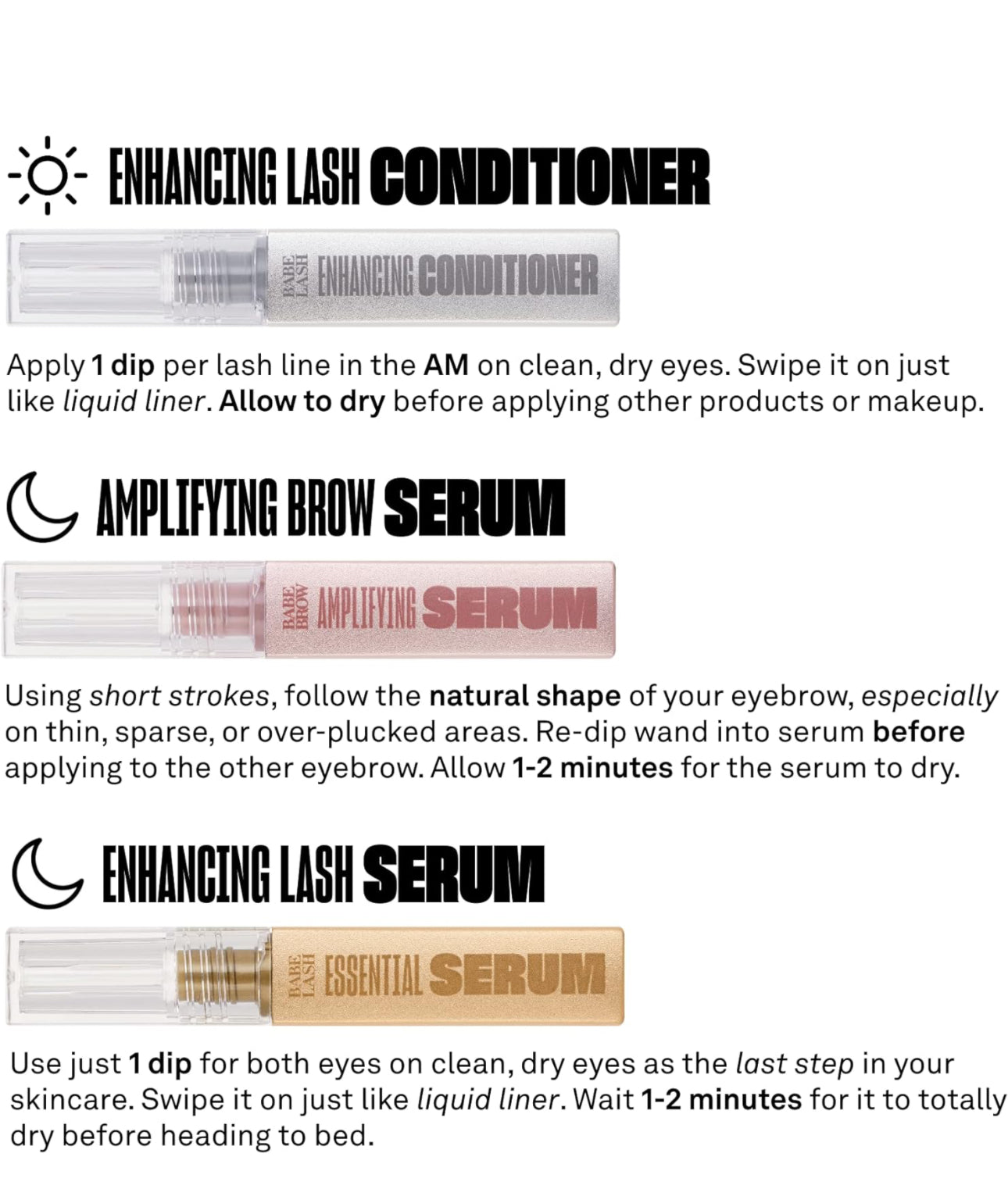 BABE LASH Original Triple Threat Mini Set