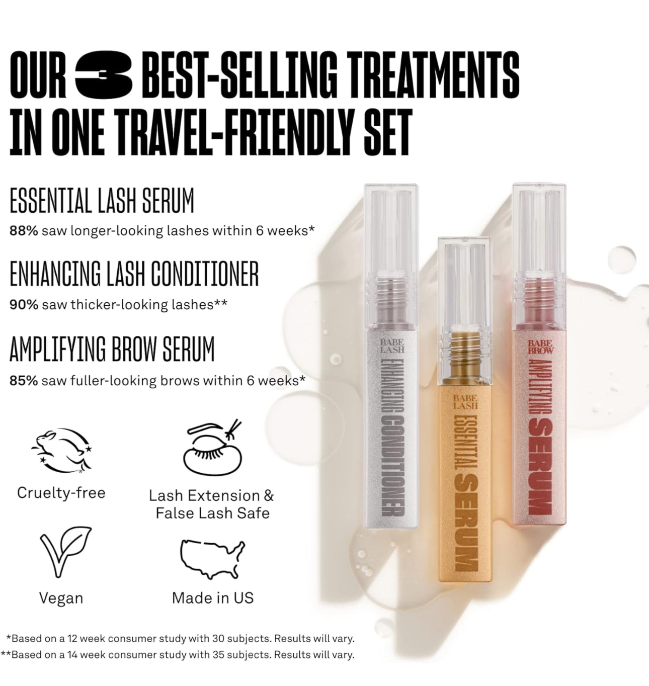 BABE LASH Original Triple Threat Mini Set