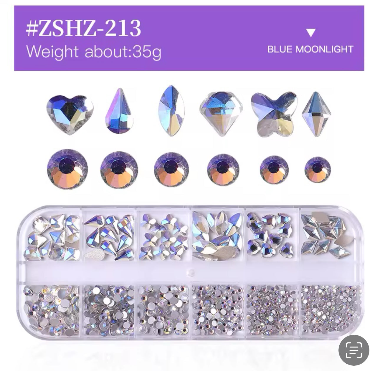 Flat Back Multi-Shaped Rhinestones
