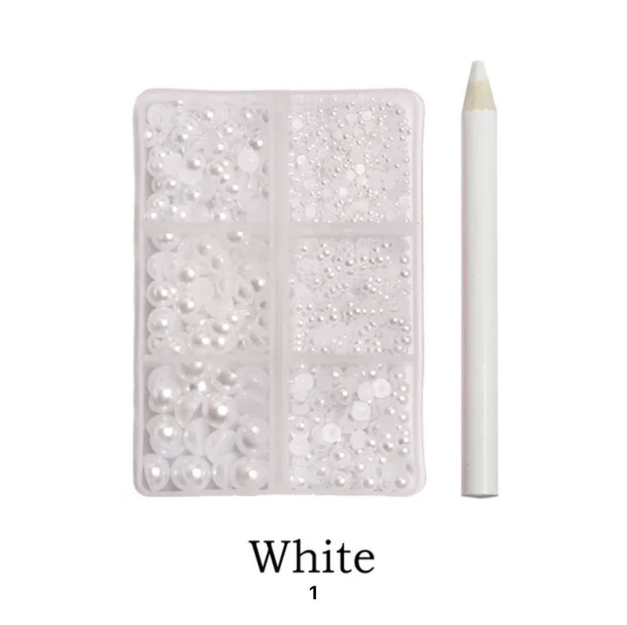 Flat Back Nail Pearl Pack