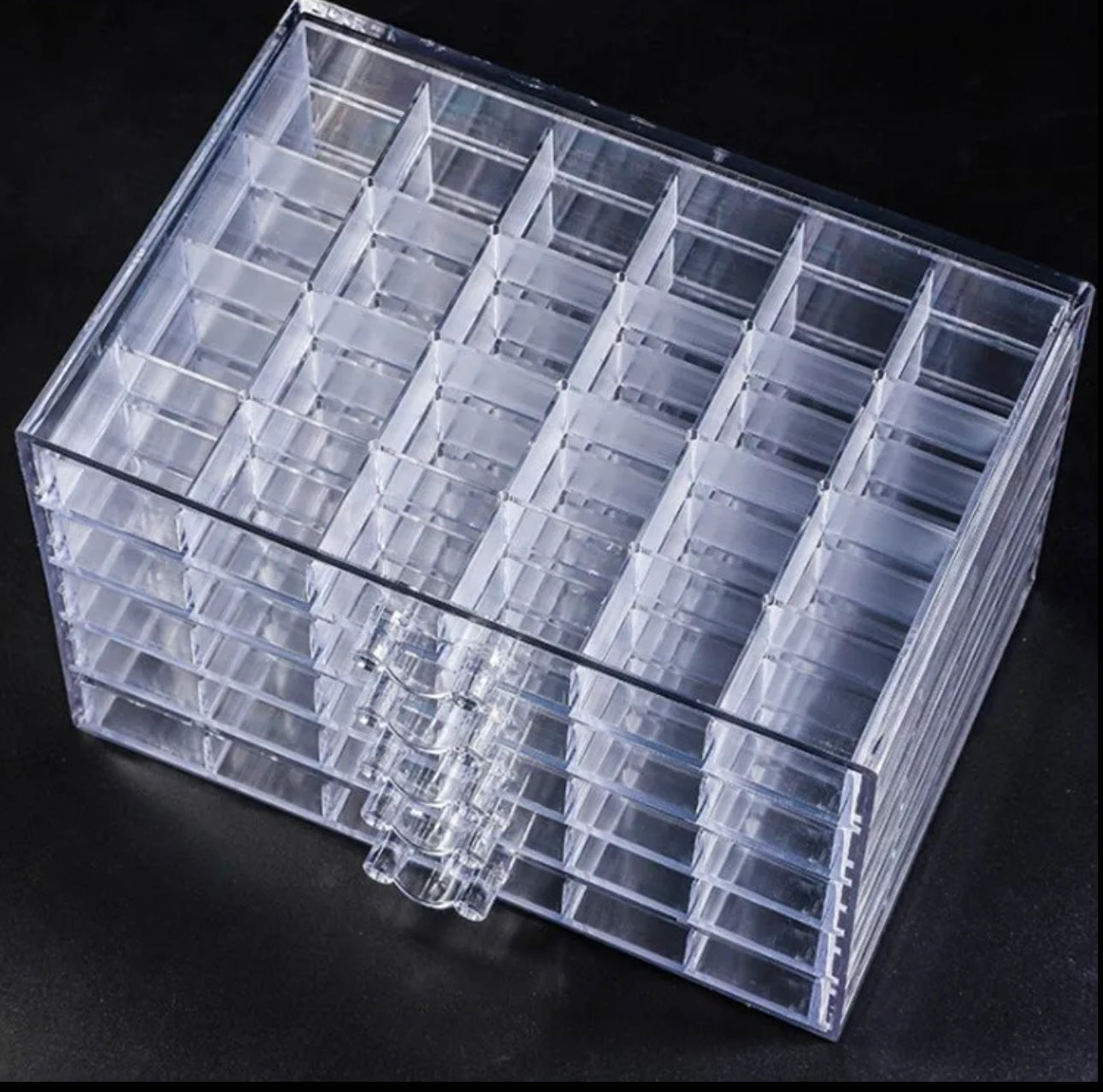 Clear 120 Grid Storage Box