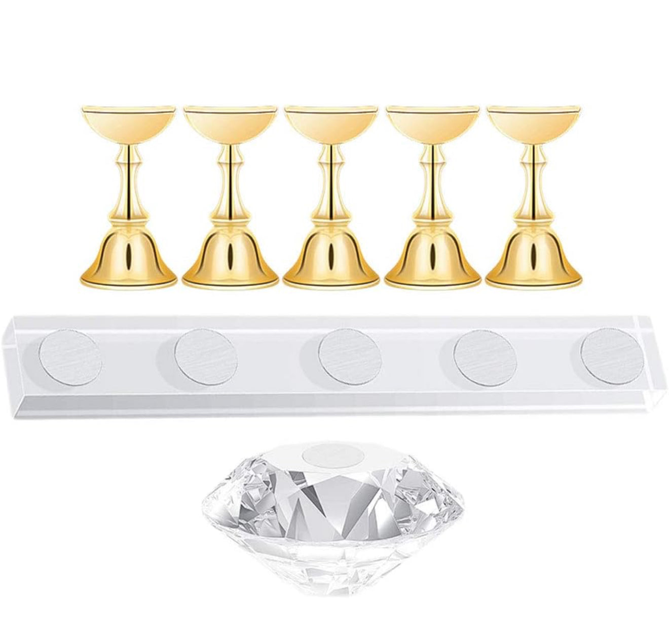 Practice Nail Stand with Diamond