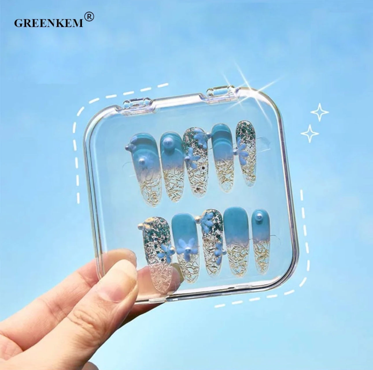 Individual Press on Nail Box