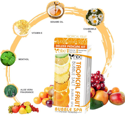 NBC Beautilab Deluxe Pedicure Kit “Tropical Fruit”