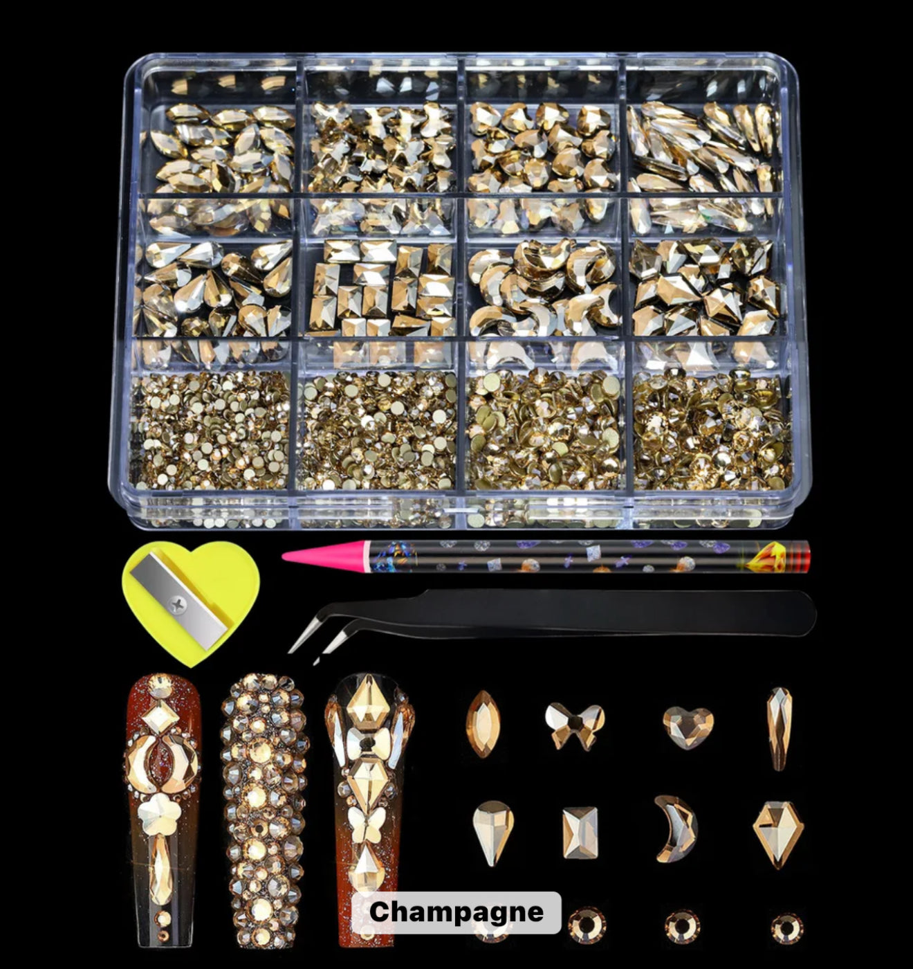 Rhinestone Diamond Pack with Wax Pencil and Tools