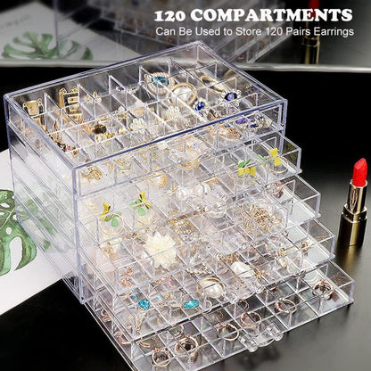 Clear 120 Grid Storage Box