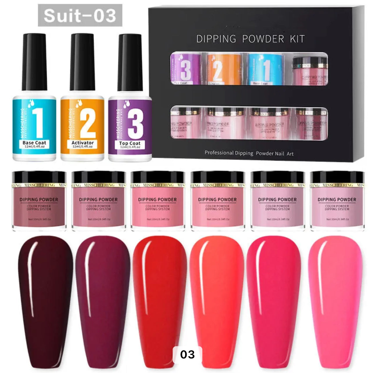 Misscheering Dipping Powder Kit