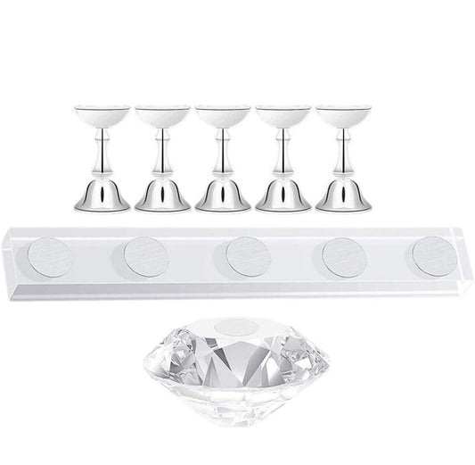 Practice Nail Stand with Diamond