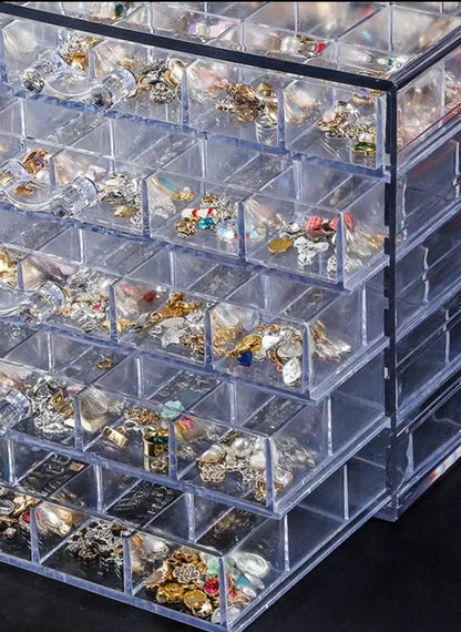 Clear 120 Grid Storage Box
