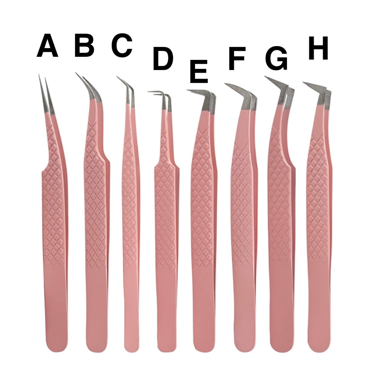 Pink Lash Extension Tweezer