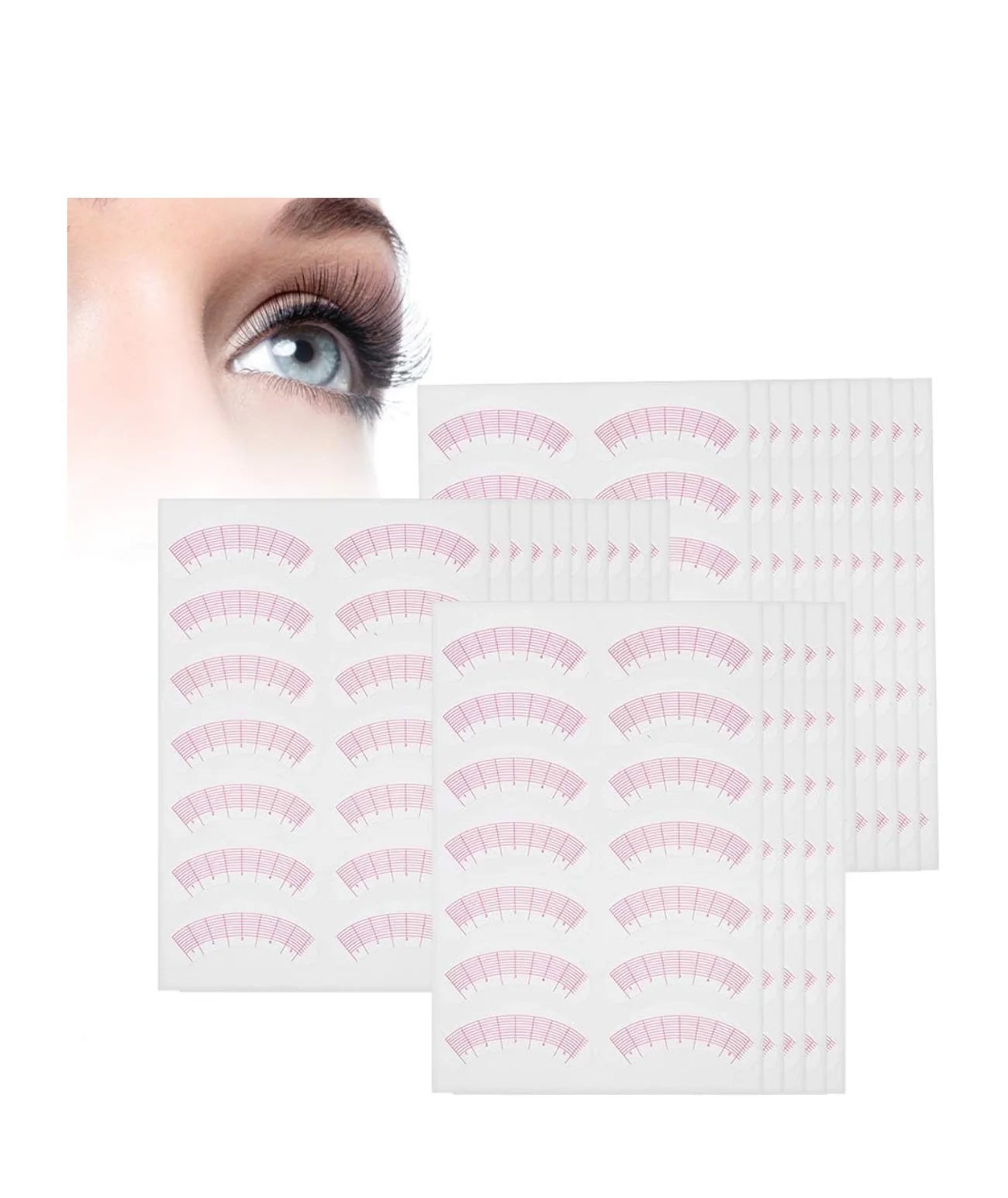 Mapping Lash Extension Stickers