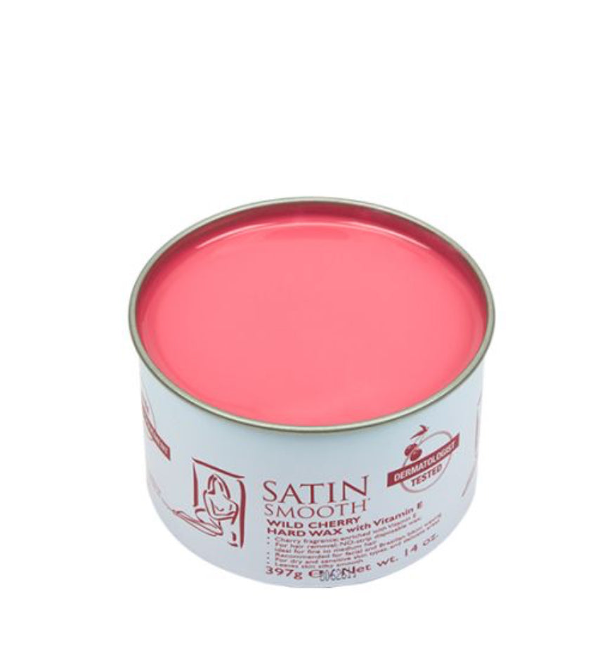 SATIN SMOOTH “WILD CHERRY” HARD WAX WITH VITAMIN E