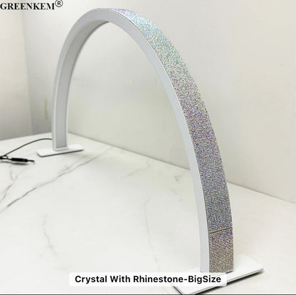 Nail Half Moon LED Desk Light with Diamonds