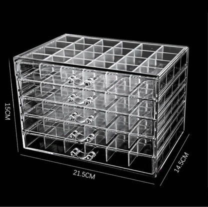 Clear 120 Grid Storage Box
