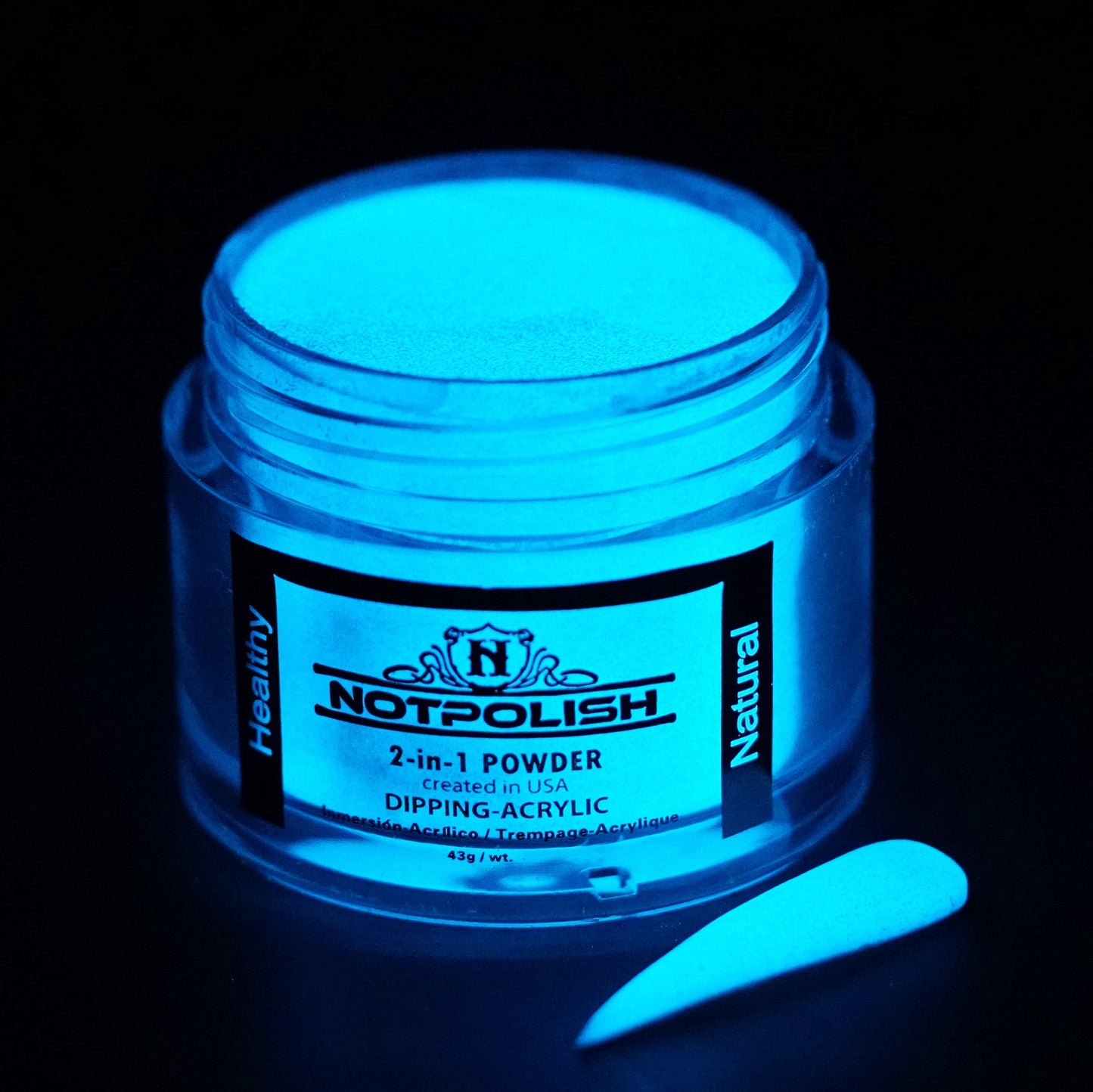 NOTPOLISH G04 - WHITE GLITTER