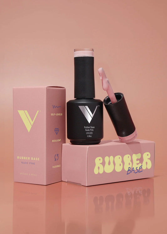 V BEAUTY PURE RUBBER BASE - NUDE PINK