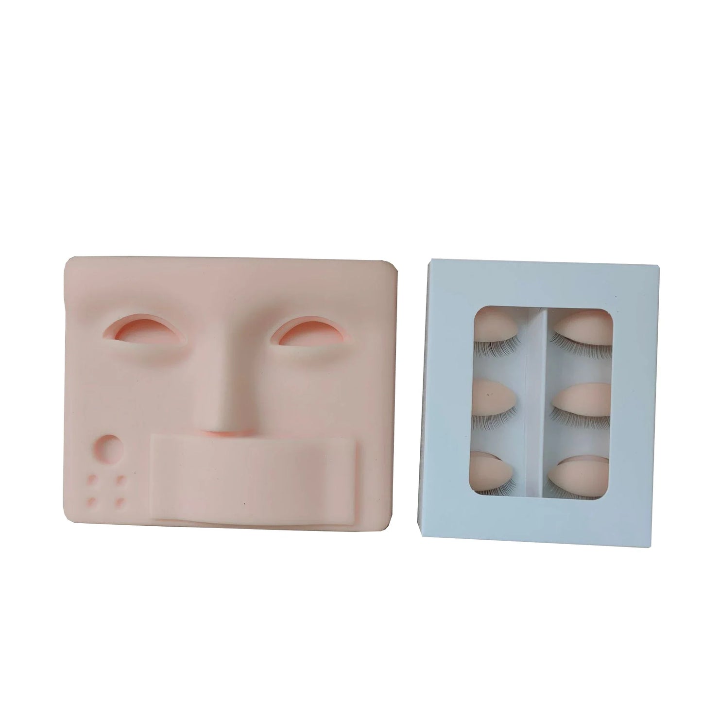 Lash Mannequin with 3 Pairs of Replaceable Eyelids