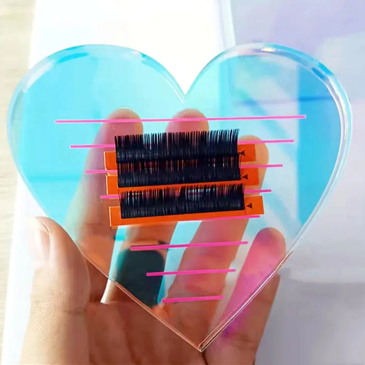 Holografic Heart Lash Tile