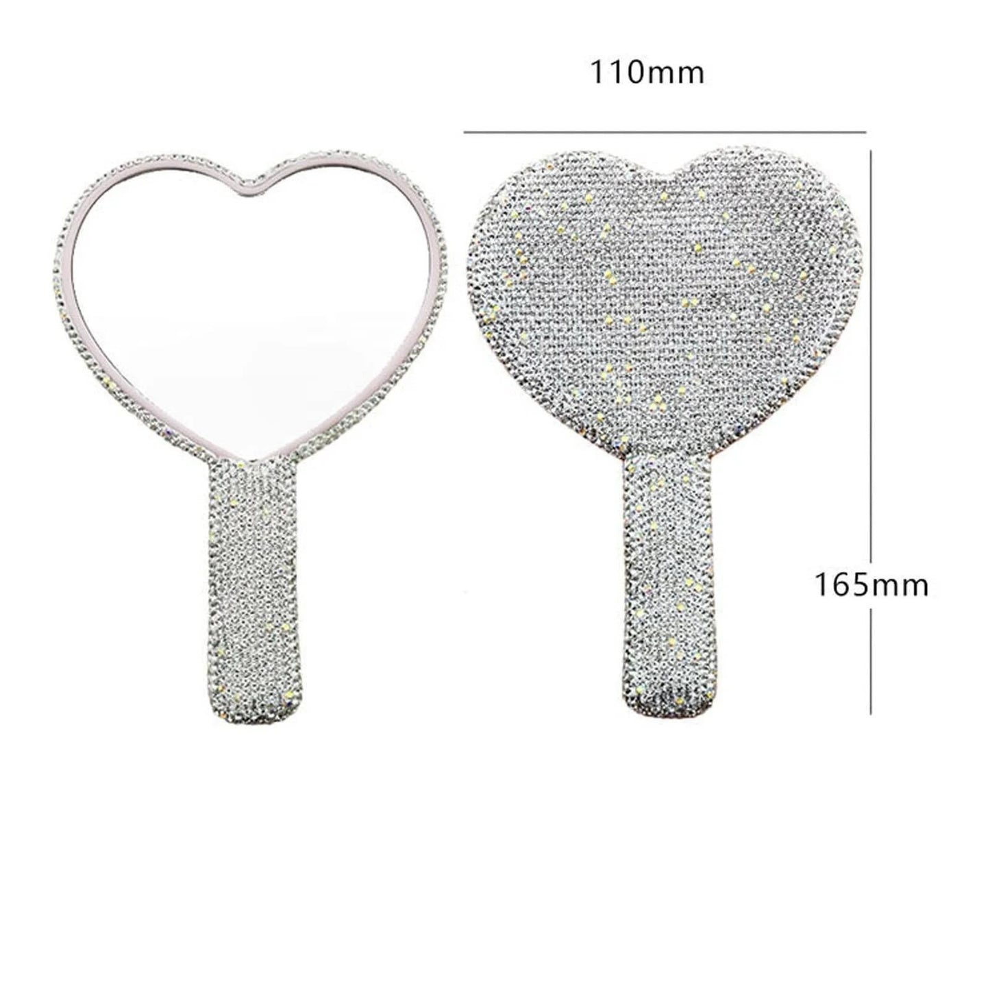 Diamond Heart Mirror