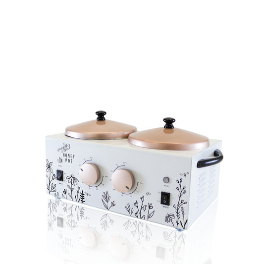 Honeycomb DOUBLE WAX WARMER- HONEY POT- 2LB